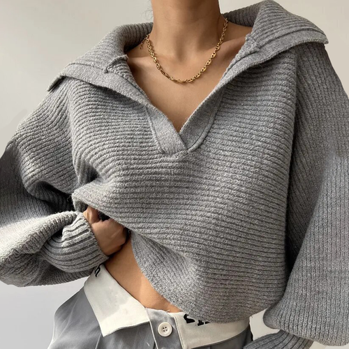 Levoire | Pull à col ouvert Lyhtypussi