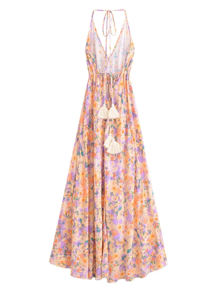 Levoire | Robe Longue Bohème Dos Ouvert