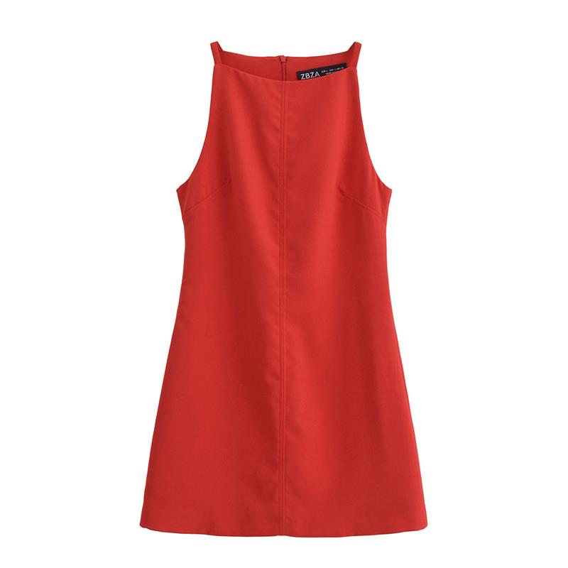 Levoire | Sans Bretelles, Robe Minime Droite Pour Femmes Rot