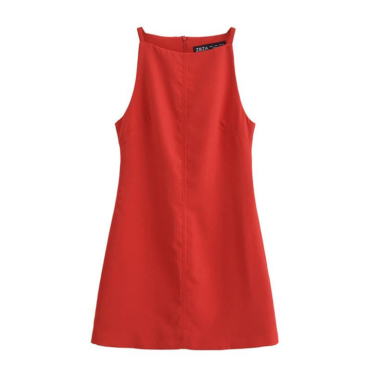 Levoire | Sans Bretelles, Robe Minime Droite Pour Femmes Rot