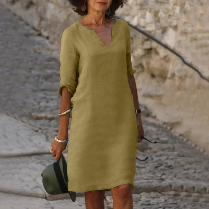 Levoire | Élégant Styl Robe Khaki