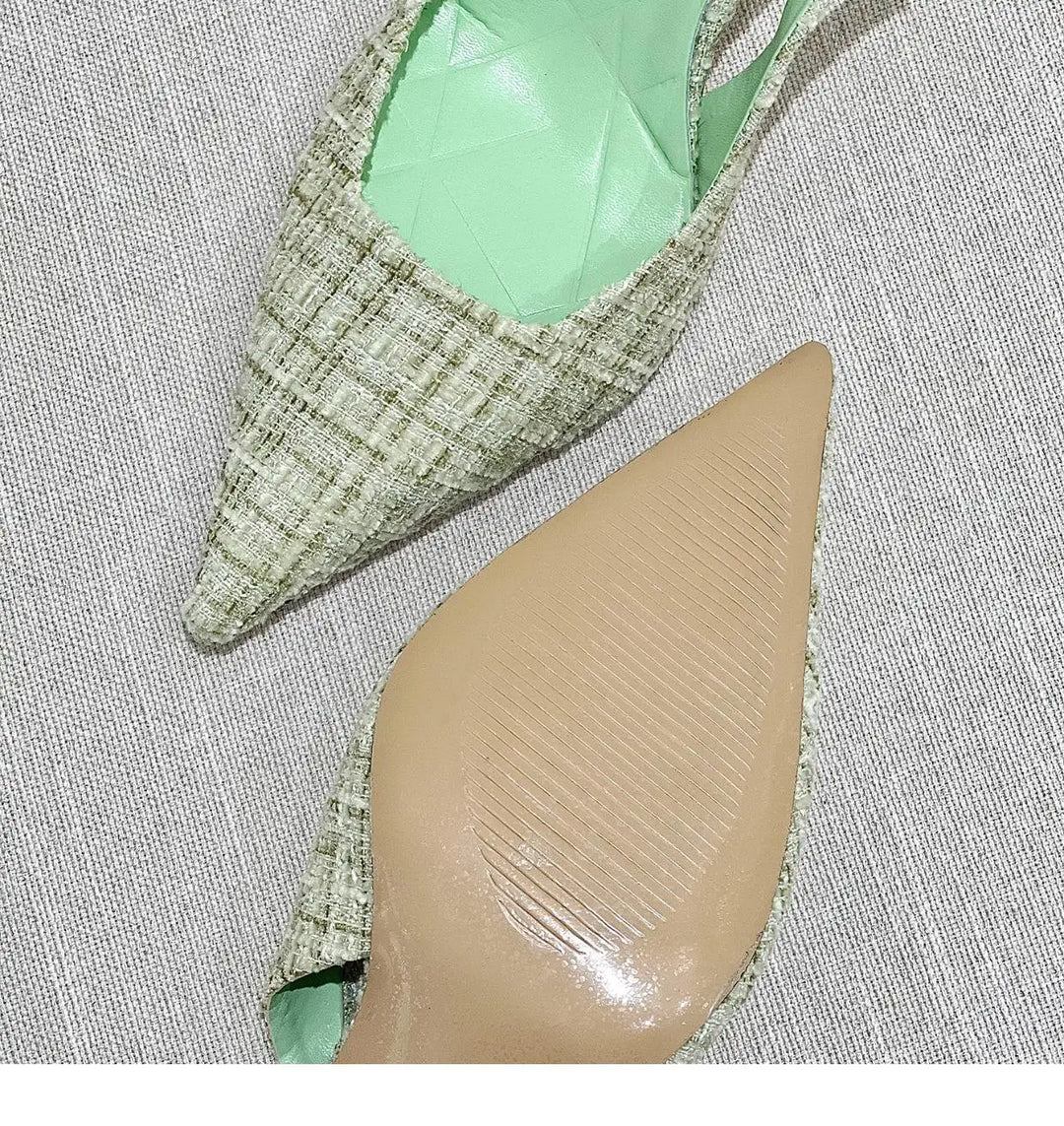 Levoire | Talons En V Muscade-vert
