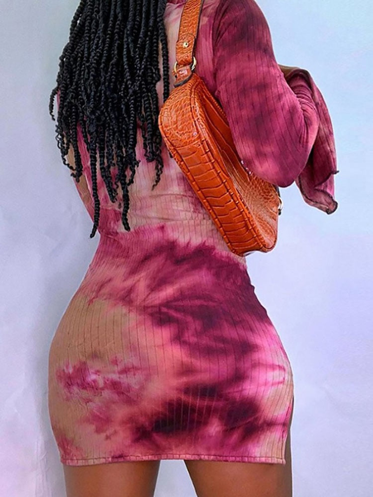 Levoire | Robe Avec Motif Tie Dye Joyeux
