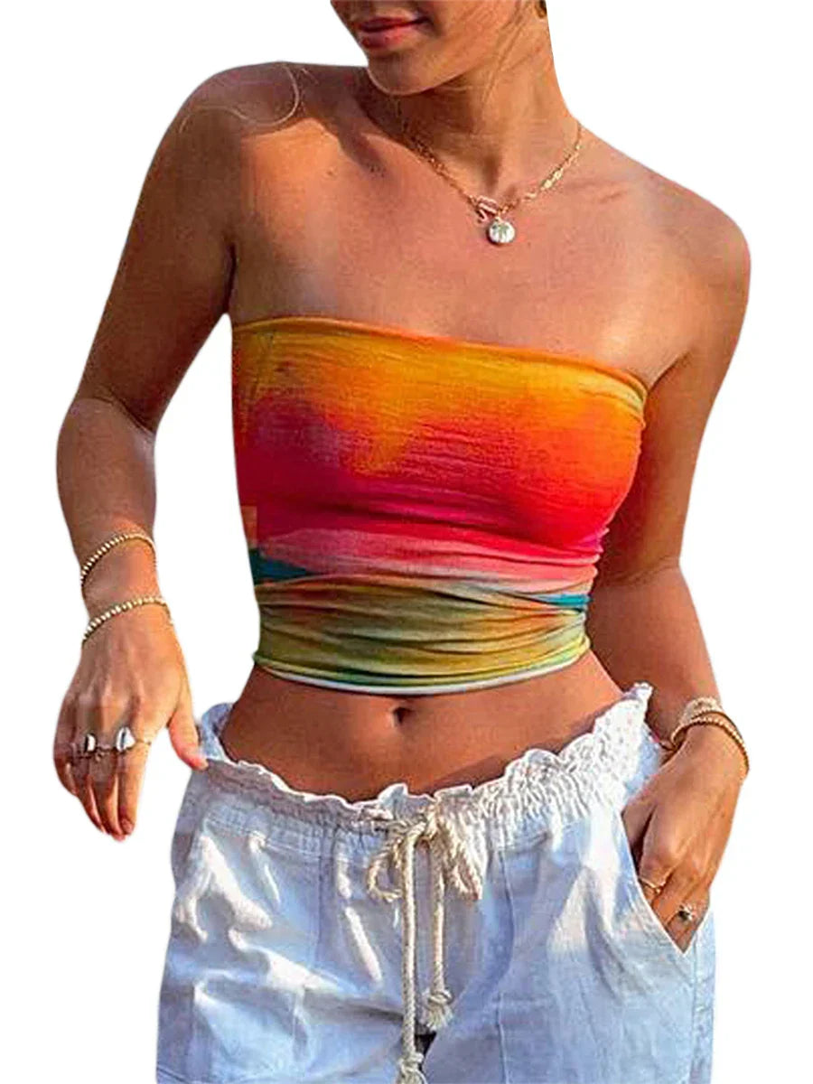 Levoire | Débardeur Réversible Multicolore Tie Dye L