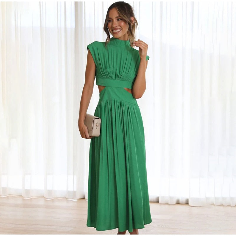 Levoire | Robe Courte Taille Haute Décolletée