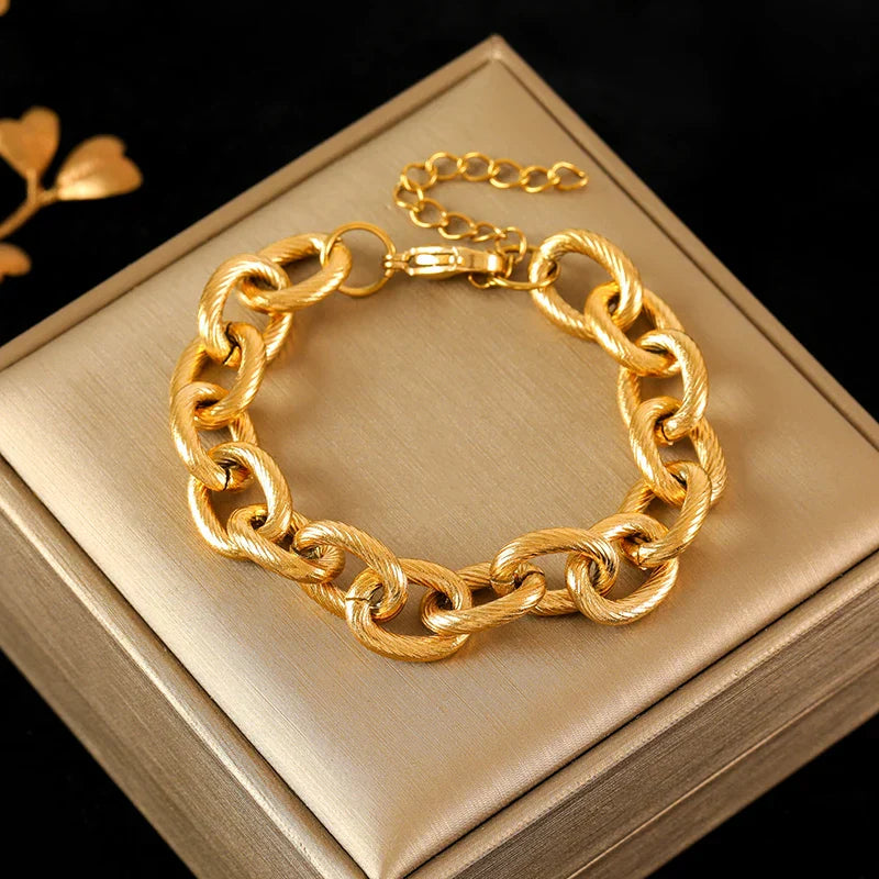 Levoire | Bracelet Cubain En Or B214