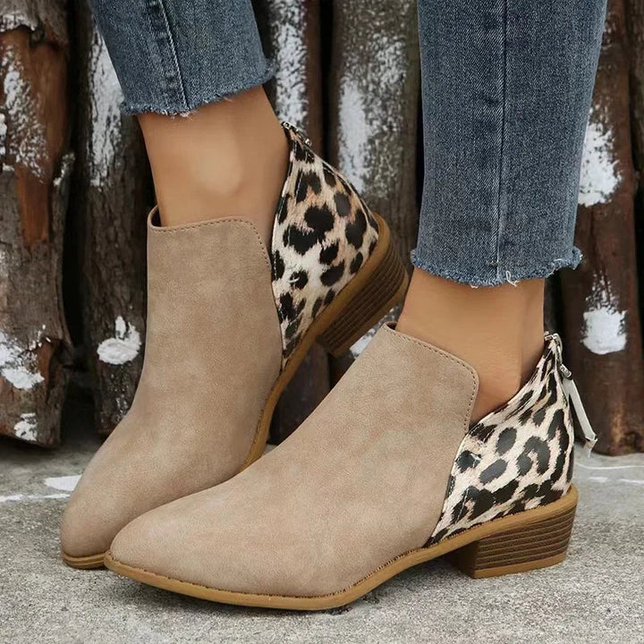 Levoire | Bottes Courtes Au Design Élégant Pour Femmes Confiantes Beige