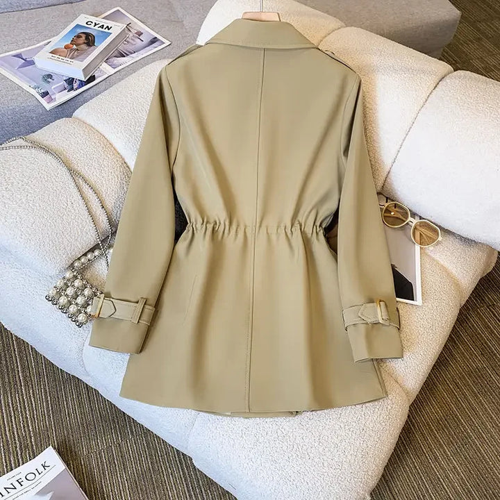 Levoire | Élégant, Trench-Coat Mi-Long Pour Femmes