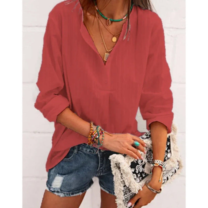 Levoire | Blouse Élégante Avec Col Rot