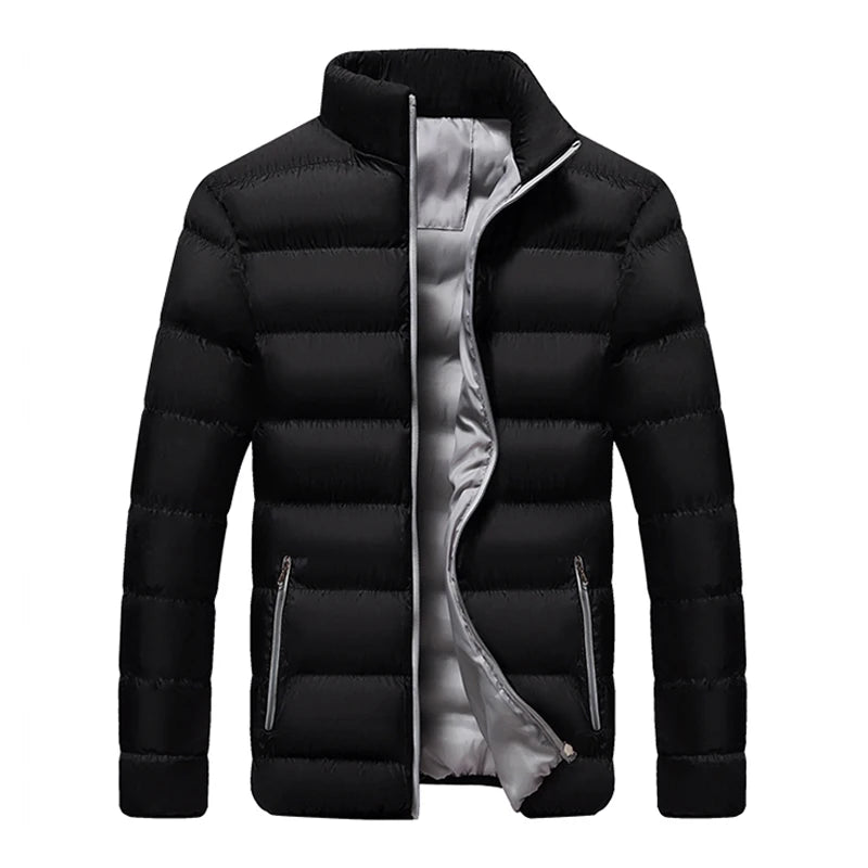 Levoire | Veste Thermique Longue À Manches Longues Avec Fermeture Éclair Gris
