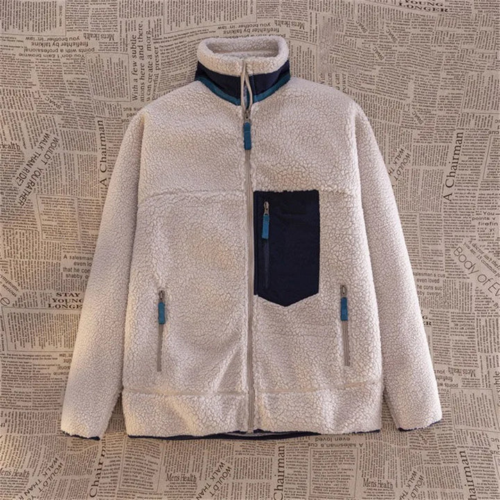 Levoire | Pull En Fleece Confortable Avec Zip Pour Hommes Blanc