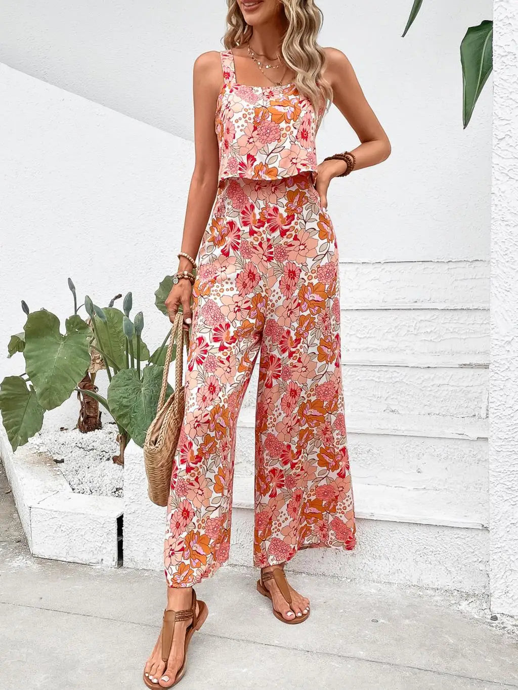 Levoire | Jumpsuit Fleuri Élégant