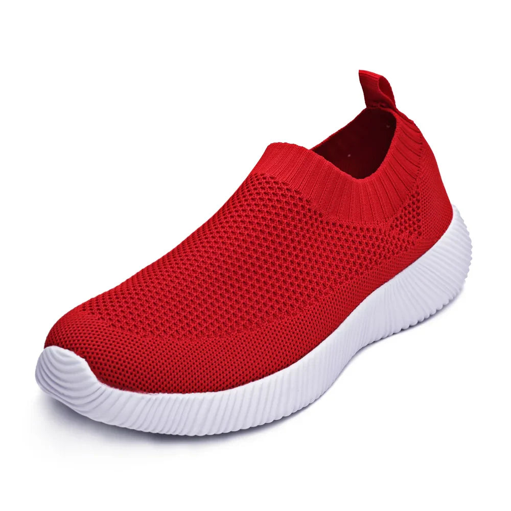 Levoire | Baskets Chaussettes Printemps Rouge