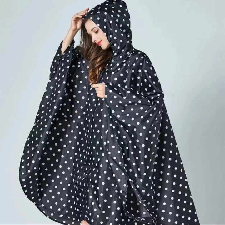Levoire | Poncho Imperméable Pour Femmes Noir Une taille
