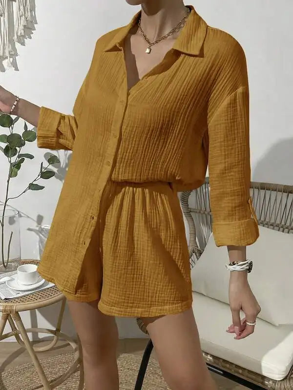 Levoire | Ensemble En Mousseline Pour L'Été Braun