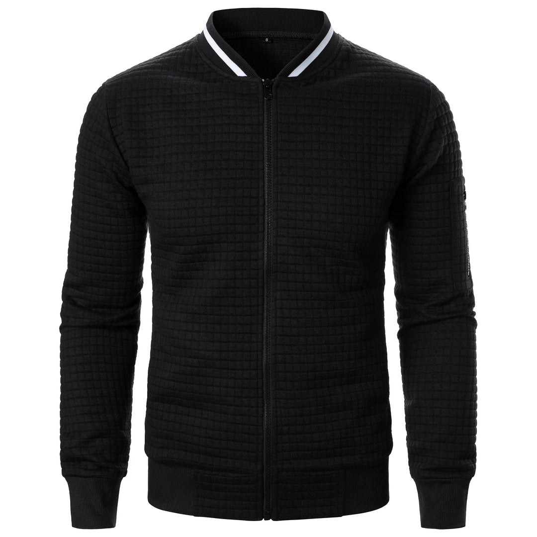 Levoire | Pull Luxe Polaire Homme Col Montant Élégant Noir