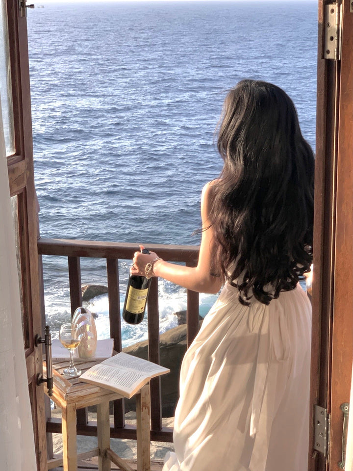 Levoire | Robe Midi En Chiffon Décolletée