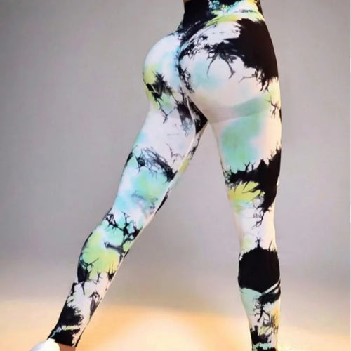Levoire | Leggings Avec Tie-Dye Coloré Et Effet Push-Up