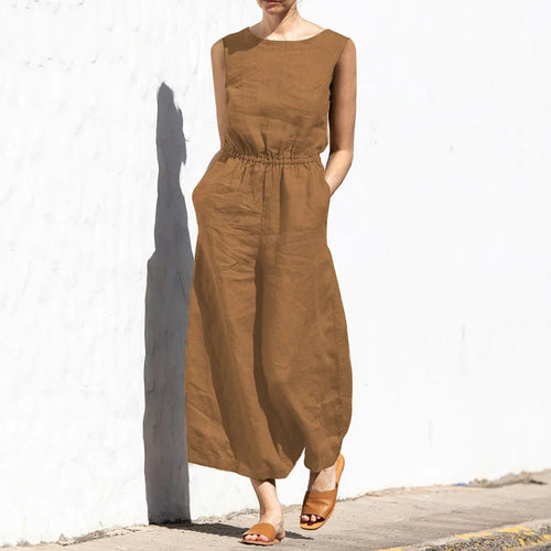 Levoire | Combinaison En Coton Lin Design