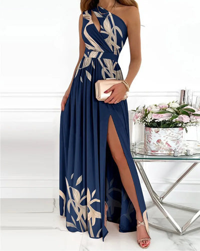 Levoire | Robe Maxi Élégante À Coupe Asymétrique