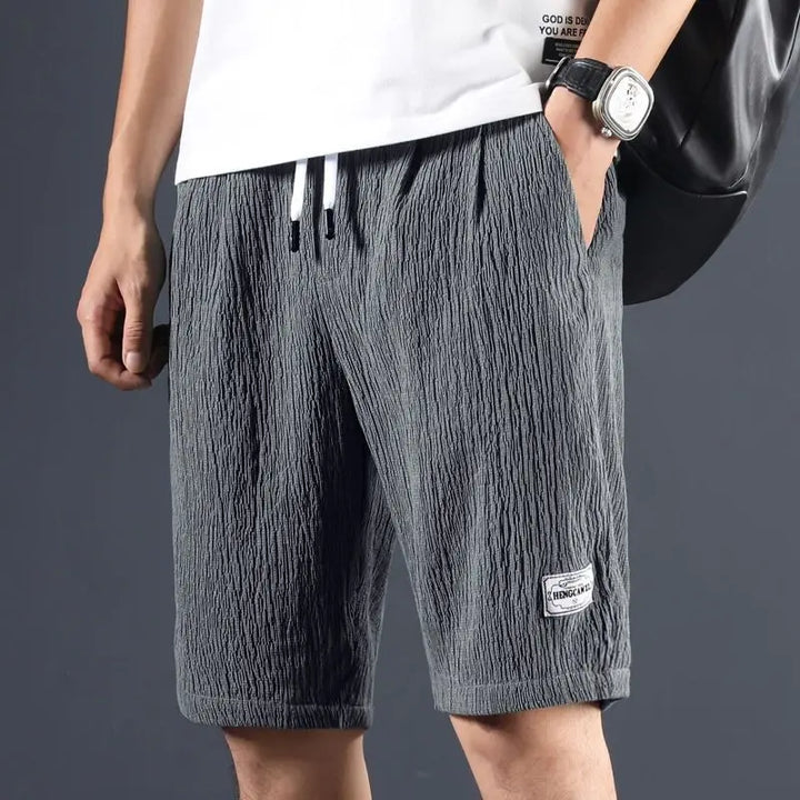 Levoire | Shorts En Lin Coton Gris