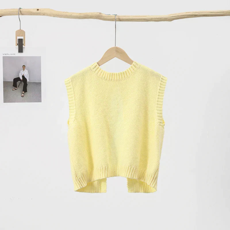Levoire | Top Tricoté Sans Dos Avec Lacets