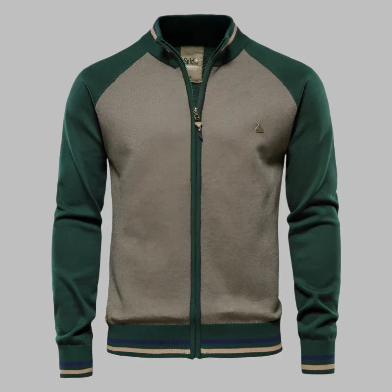 Levoire | Gilet En Tricot Chaud Pour Hommes Vert