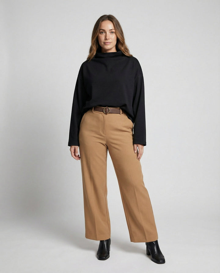 Pull à col roulé oversize pour femmes | Avriane