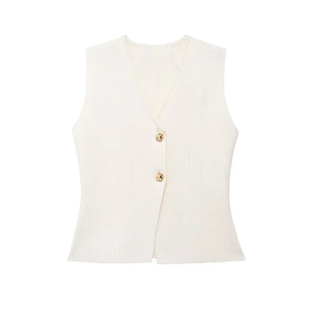 Levoire | Gilet Élégant Pour Toutes Les Occasions Blanc