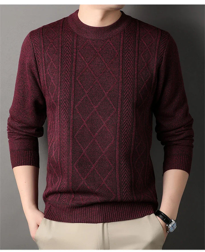 Levoire | Pull Homme 2025 Chaud Et Stylé Bourgogne