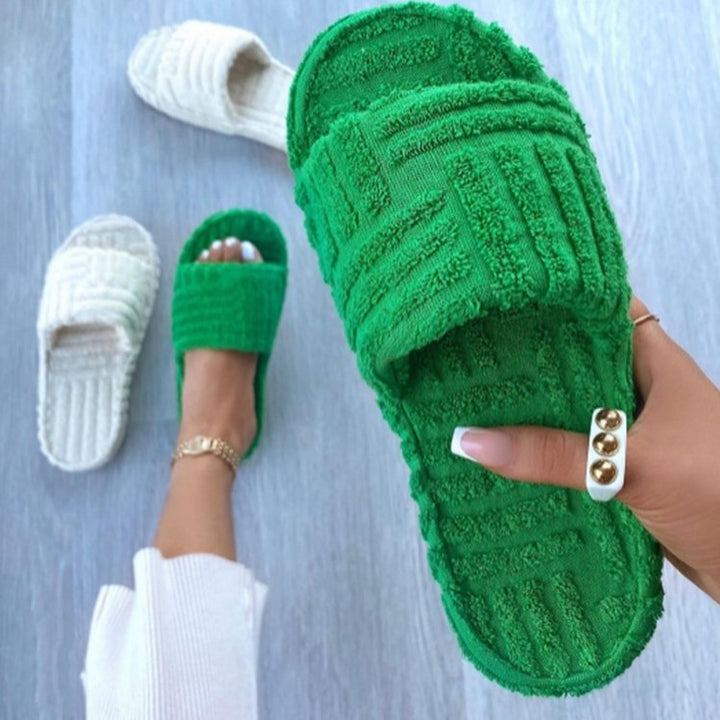 Levoire | Charentaises Pour Femmes Vert