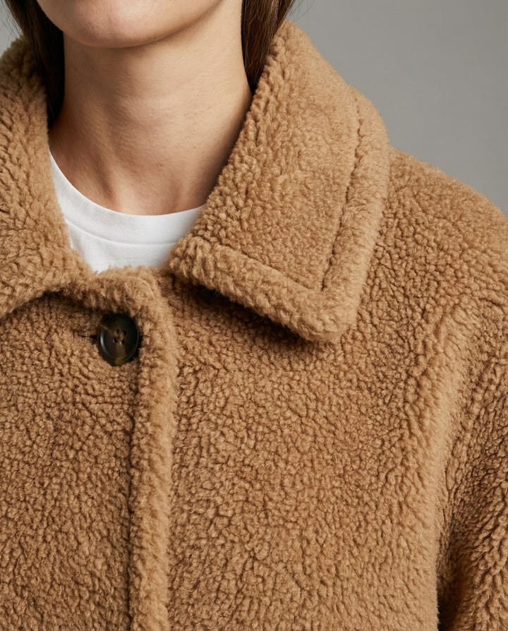 Veste en Teddy douillette Femme | Heidi-Mode
