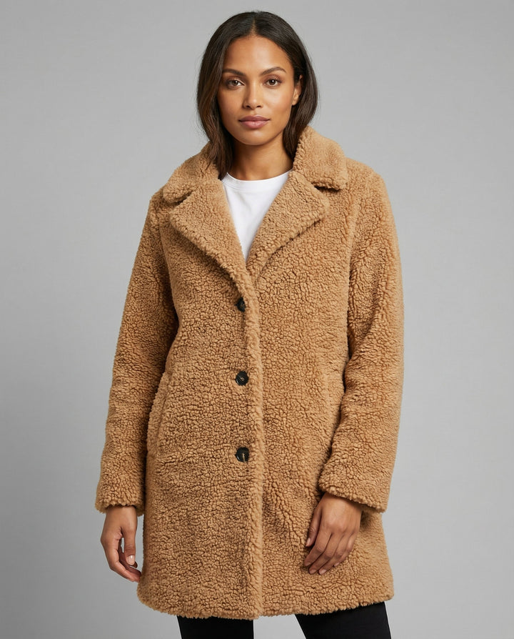 Veste en Teddy douillette Femme | Heidi-Mode