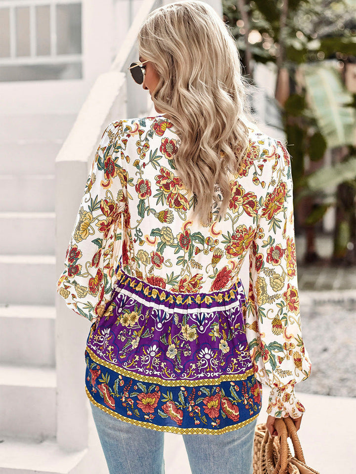 Levoire | Blouse Avec Motif Floral Boho