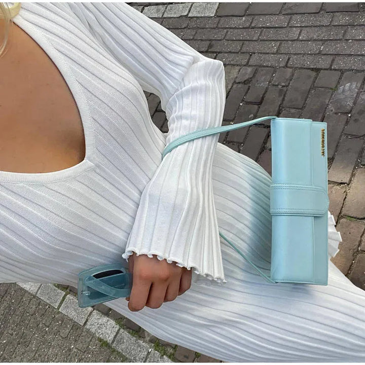 Levoire | Robe Midi À Manches Longues