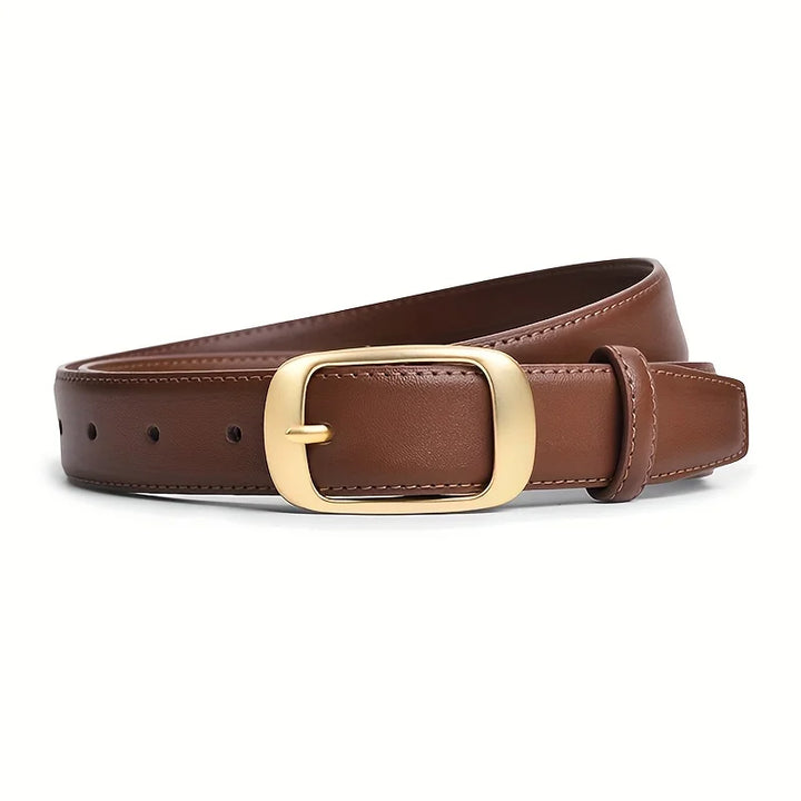 Levoire | Ceinture Cuir Femme Boucle Brun 105CM