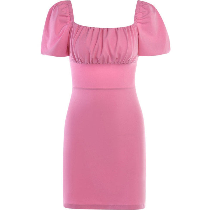 Levoire | Manchette Bouffante Ouverture Au Dos Robe Mini