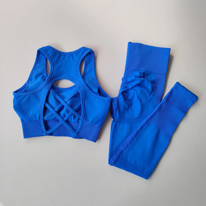 Levoire | Ensemble Sans Coutures Bleu