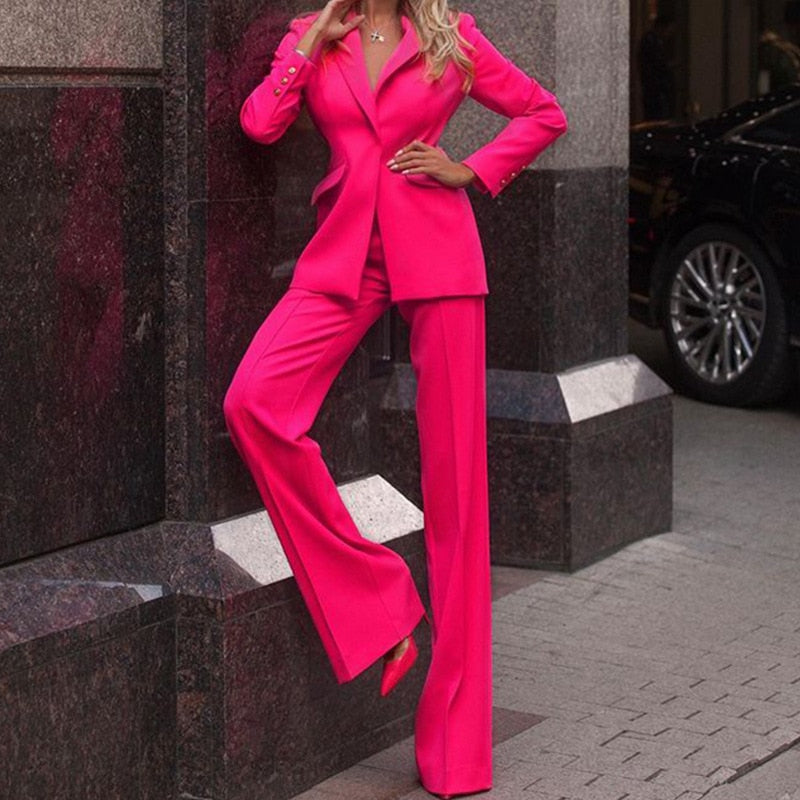 Levoire | Costume I Veste Pour Femmes Roses rouges