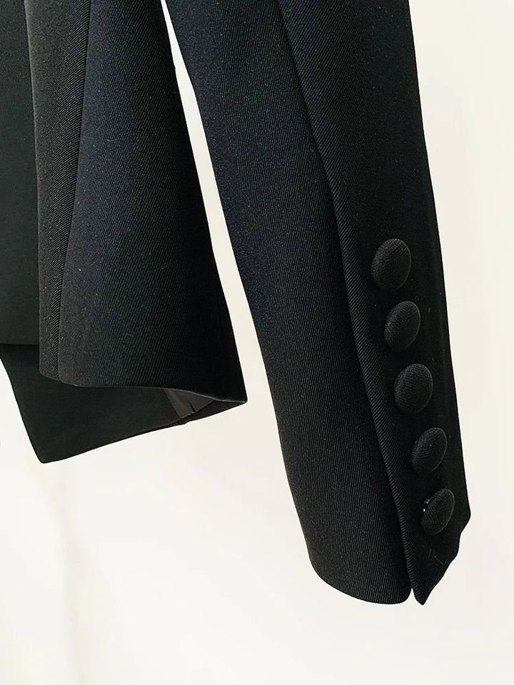 Levoire | Veste Designer Blazer Brodé De Cristaux Diamonds Pantalon Droit