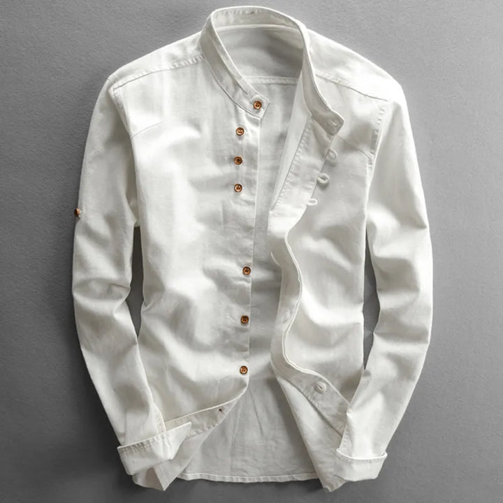 Levoire | Chemise Pour Homme Au Style Japonais Blanc