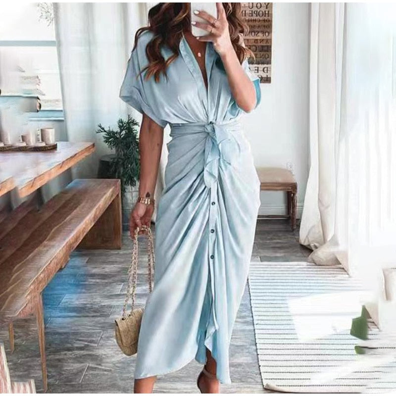 Levoire | Robe De Soirée Luxueuse Bleu