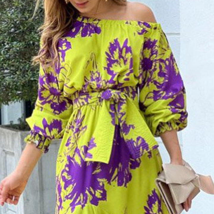 Levoire | Robe Maxi À Manches Longues Dénudées