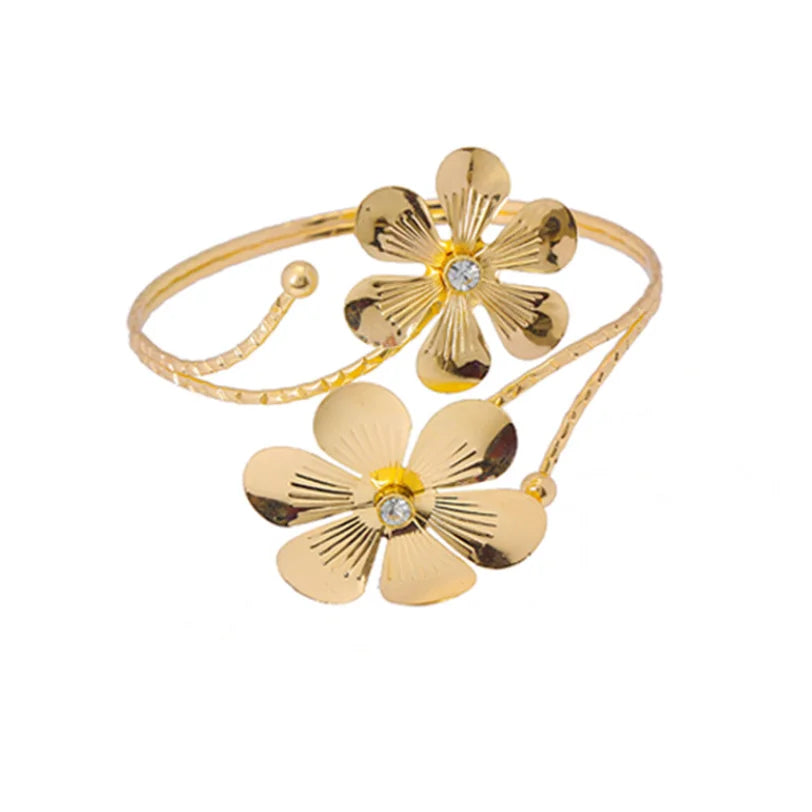 Levoire | Beauté Florissante Bague De Poignet En Cercle Doré