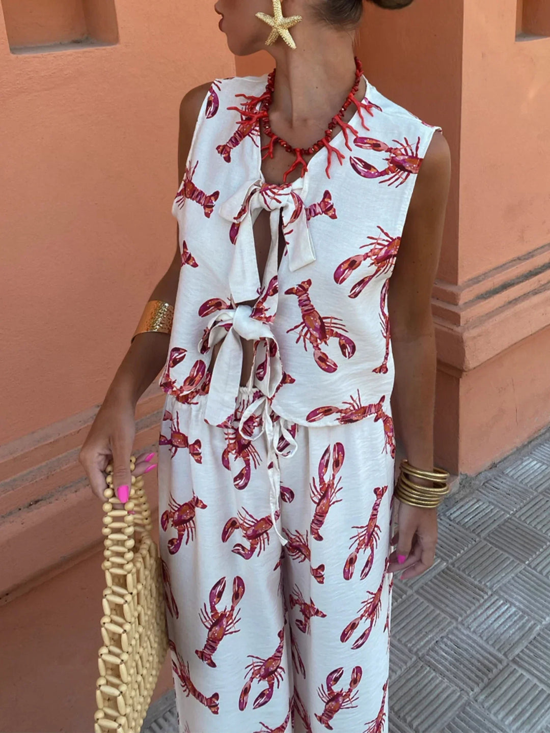 Levoire | Haut Et Pantalon À Motifs Marins