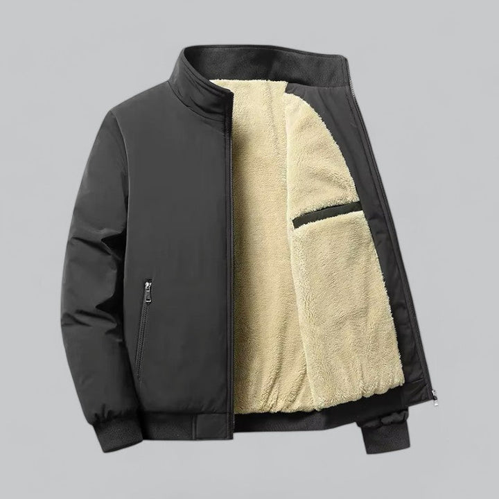 Levoire | Manteau polaire manches longues chaud Noir