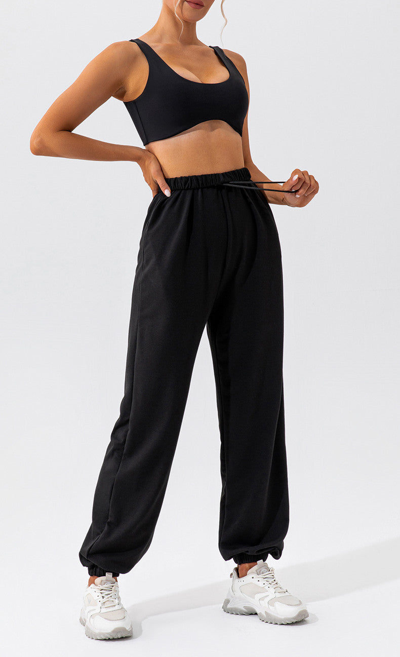 Levoire | Pantalon de Survêtement avec Tissu Respirant et Coupe Ergonomique pour Femmes Noir
