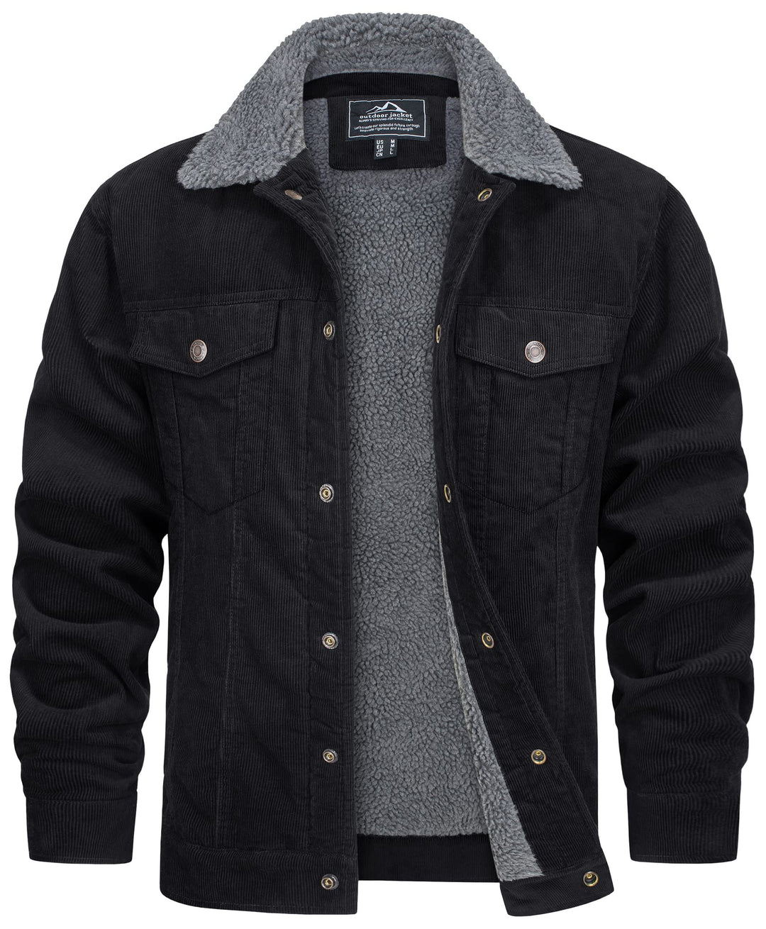 Levoire | Veste Élégante Pour Hommes Pour L'Hiver Noir