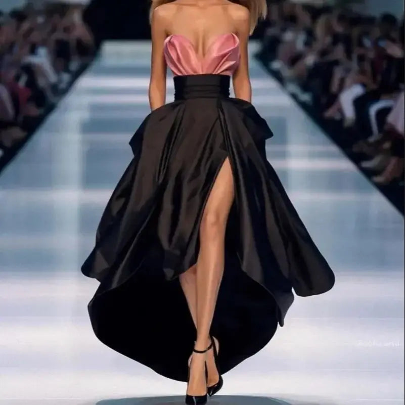 Levoire | Haute Gamme Jupe Haute Basse Noire
