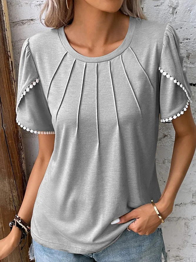 Levoire | Blouse Élégante Avec Une Touche Vintage Gris